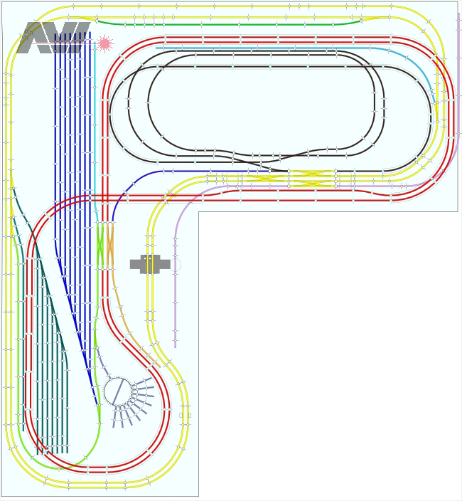 n gauge track layouts